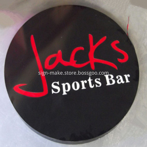Outdoor Custom Metal Light Box Signs